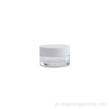5ml Clear PS Material Plástico Creme Recipiente Jar